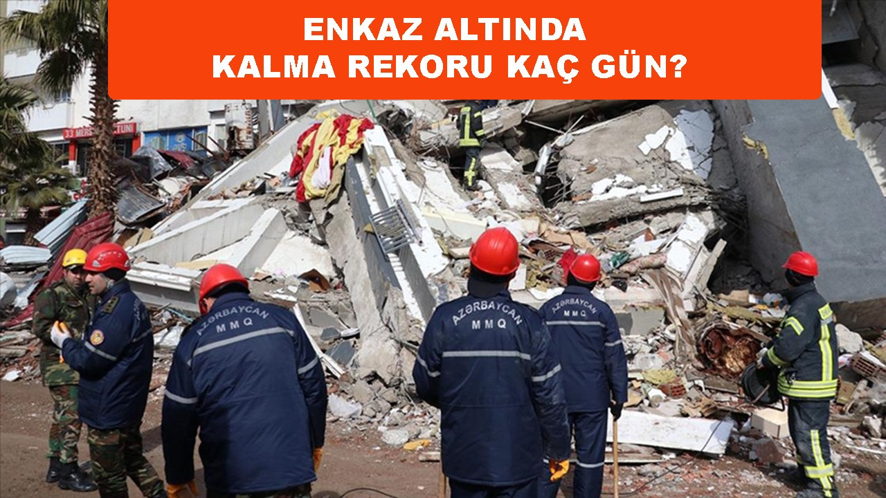 Bir insan aç susuz kaç gün yaşar? Enkaz altında kalma rekoru kaç gün