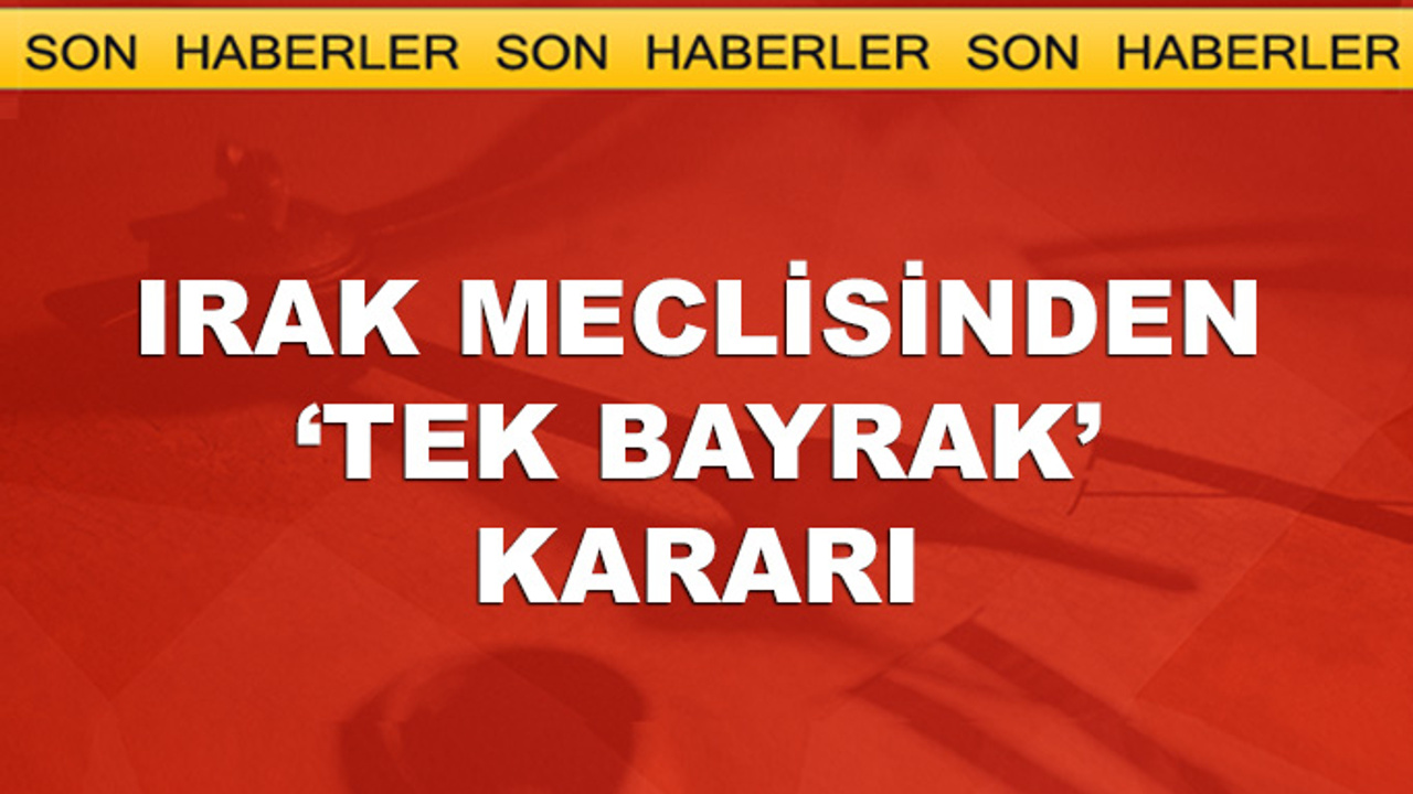 Irak Meclisi Kerkuk Te Tek Bayrak Karari Aldi Sonhaberler