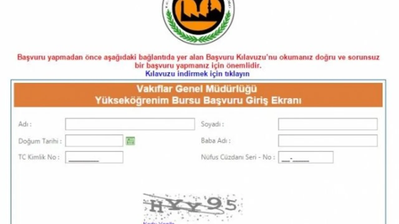 Vakiflar Genel Mudurlugu Vgm Burs Basvurusu Nasil Yapiliyor Sonhaberler