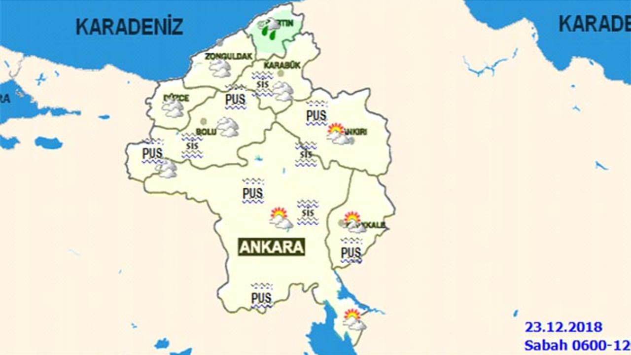 Ankara 23 Aralik Pazar Gunu Hava Durumu Nasil Olacak Sonhaberler