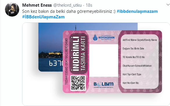 Twitter'da gündem İBB'nin ulaşım zammı - Sayfa 15