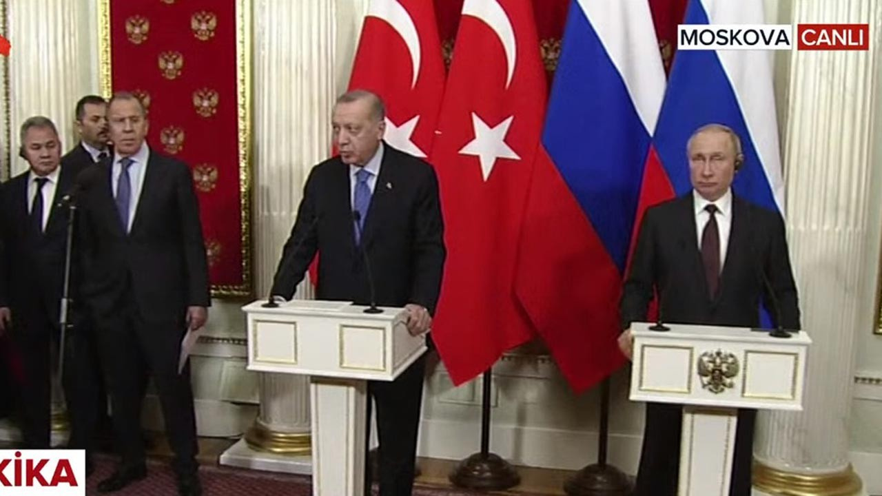 Erdoğan ve Putin görüşmesinden ateşkes kararı çıktı