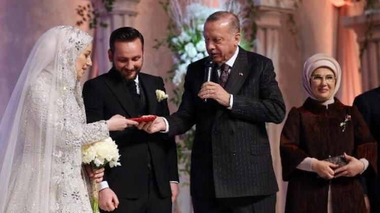 Cumhurbaşkanı Erdoğan, yeğeninin nikah şahitliğini yaptı | Düğünden kareler - Sayfa 1