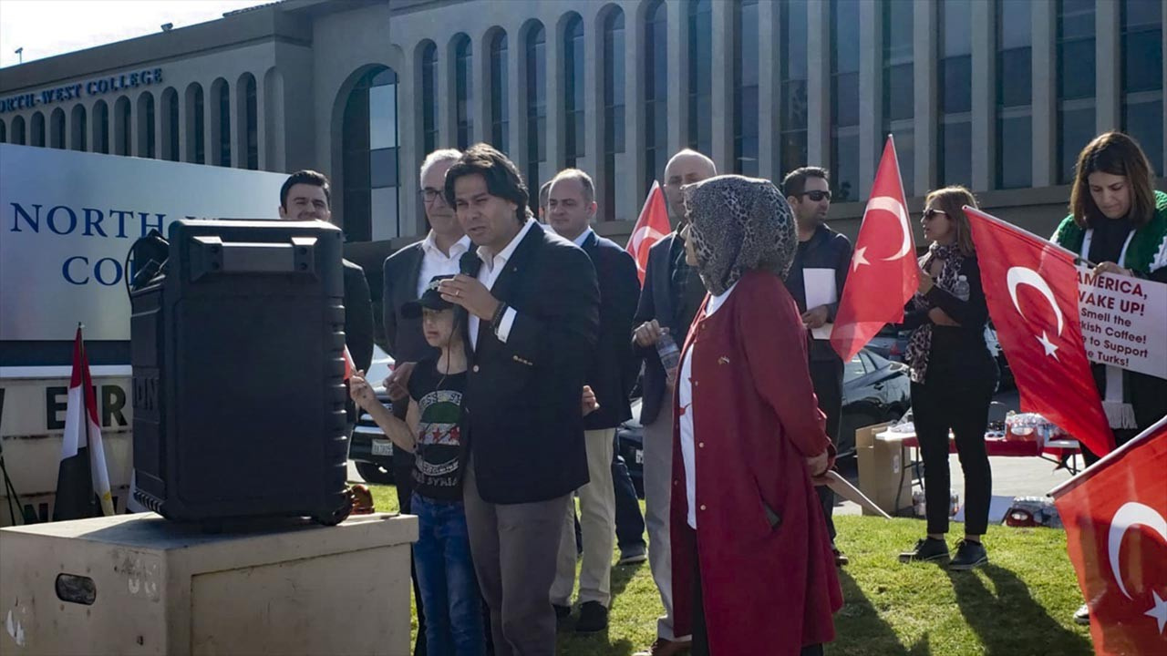ABD'de Türkiye'ye destek gösterisi