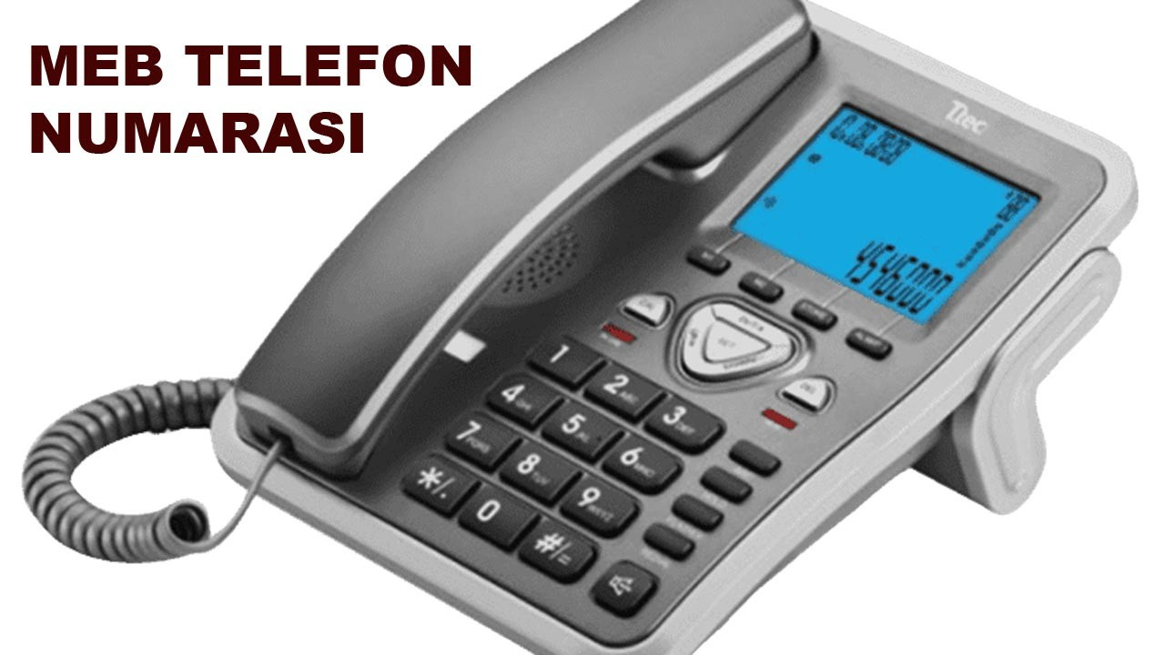 MEB telefon numarası ve iletişim aranabilir