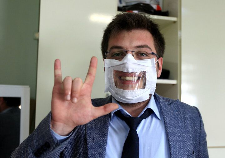 İşitme engellilere özel maske - Sayfa 5