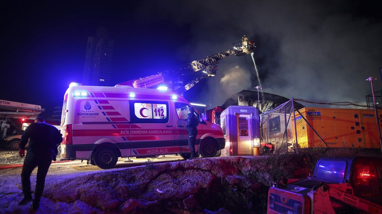 Onlarca işçinin kaldığı şantiyede yangın - Sayfa 7