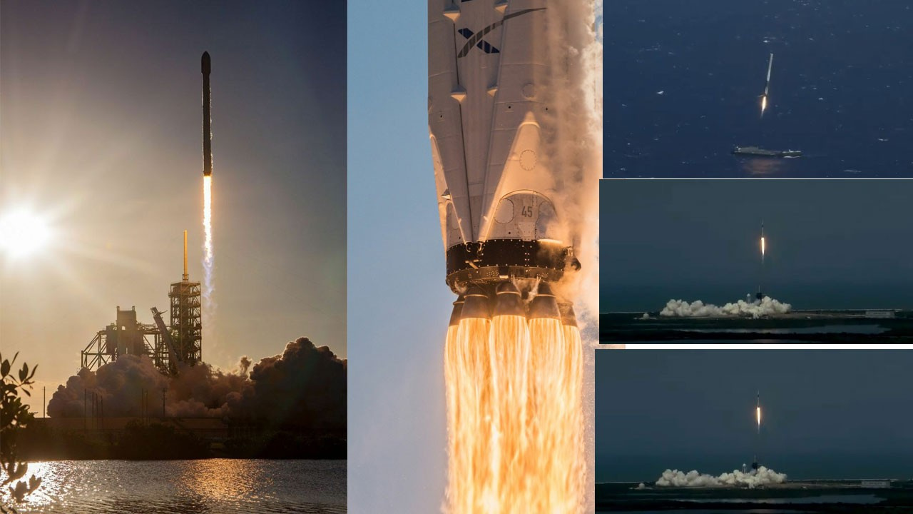SpaceX ilk insanlı uzay mekiğini gönderdi
