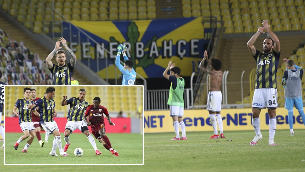 Fenerbahçe düşe kalka Kayseri'yi yendi