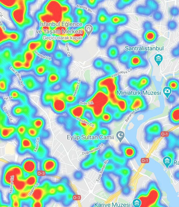 İstanbul'da koronavirüsün en yaygın olduğu semtler - Sayfa 16