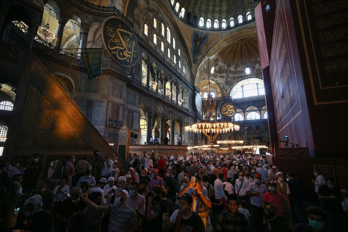 Ayasofya Camii'nde tarihi günden tarihi kareler - Sayfa 19