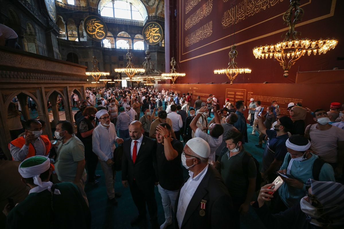 Ayasofya Camii'nde tarihi günden tarihi kareler - Sayfa 21