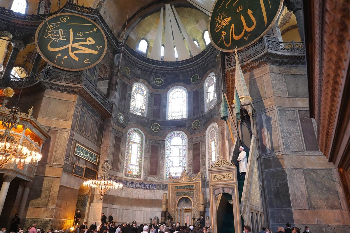 Ayasofya Camii'nde tarihi günden tarihi kareler - Sayfa 24
