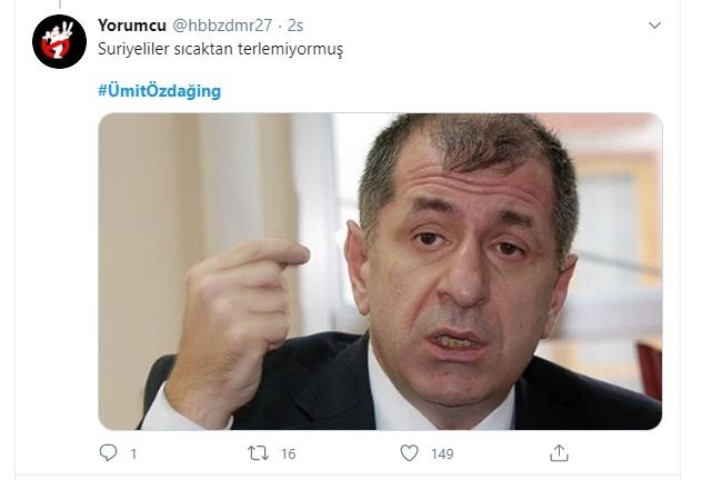 Ümit Özdağ'ın Suriyelilere yönelik iftiraları Twitter aleminin diline düştü - Sayfa 2