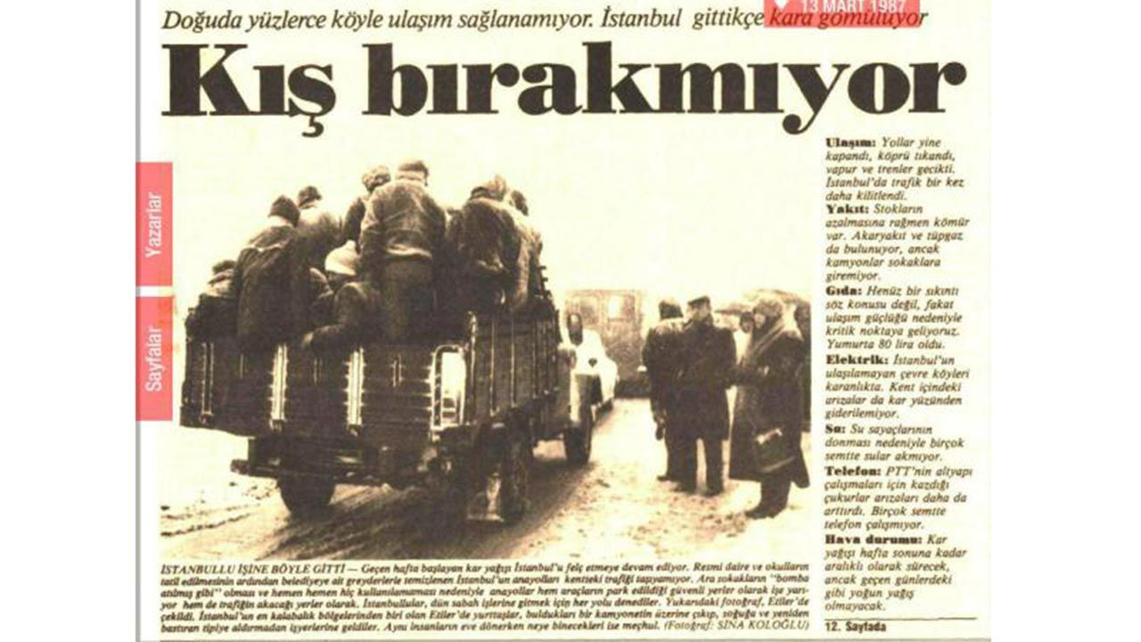Meşhur 1987 kışında İstanbul'dan kareler - Sayfa 10