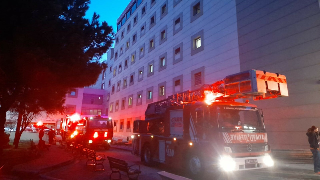 İstanbul'da hastane yangını