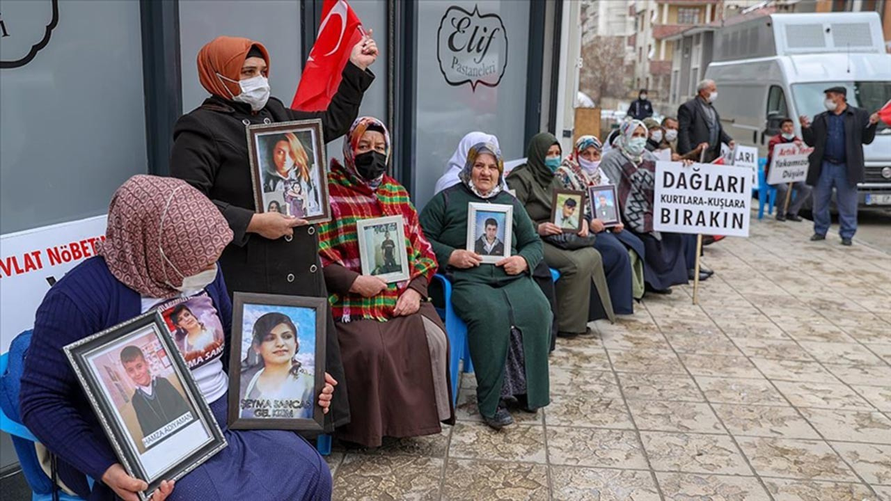 Vanlı aileler HDP önünde evlatlarını istedi