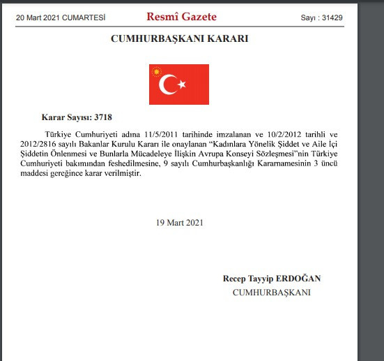 İstanbul Sözleşmesi kaldırıldı mı? Bütün maddeleri tam metin PDF