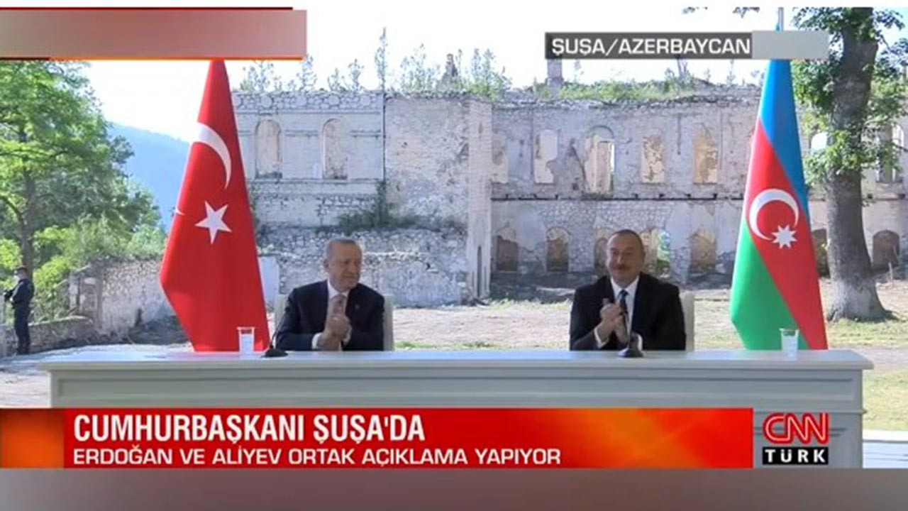 Erdoğan ile Aliyev arasında tarihi beyanname SonHaberler