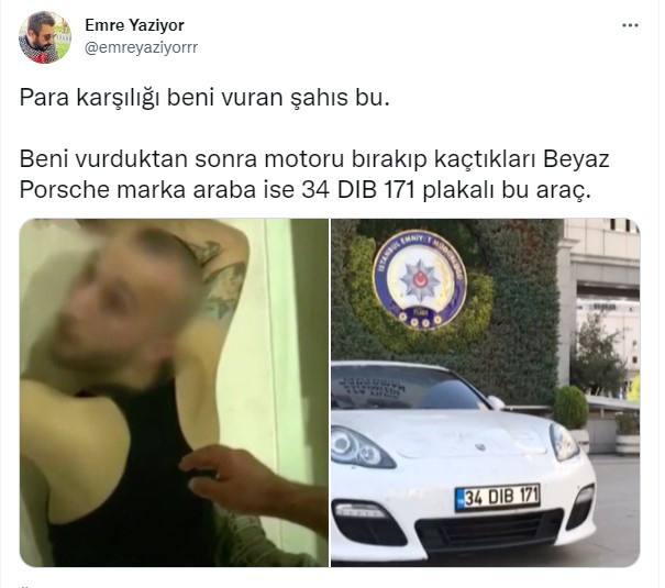Emre Erciş'e saldıran tetikçiler yakalandı