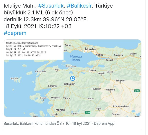 İstanbul'da deprem mi oldu?