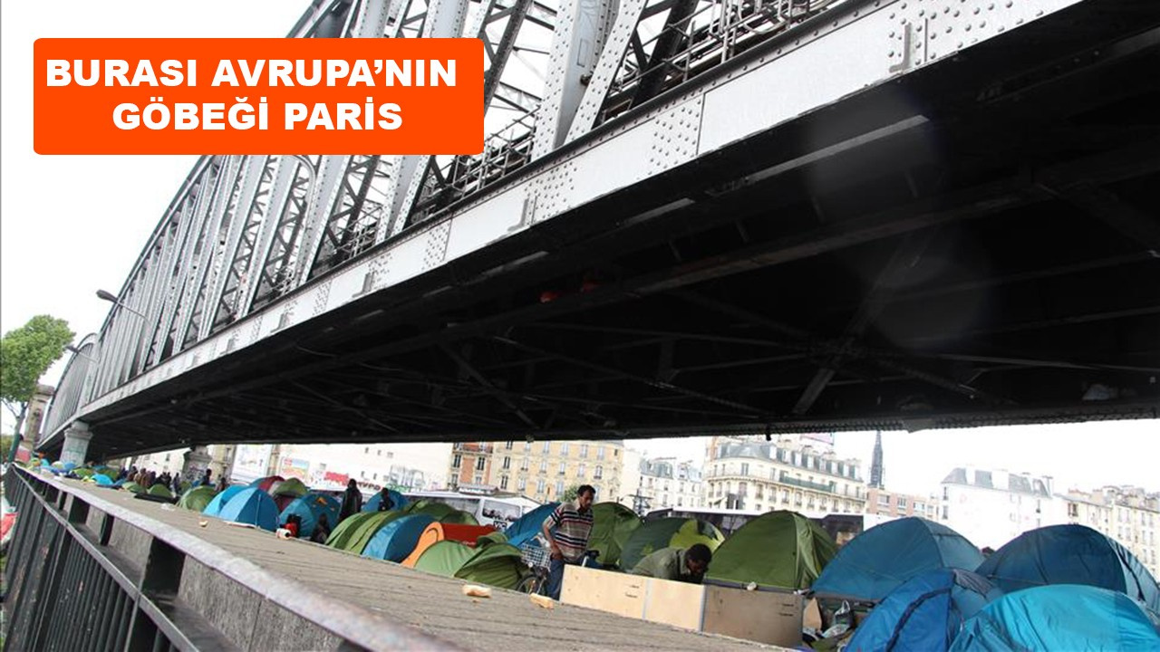 Paris'te köprü altları göçmen çocuklarla dolu