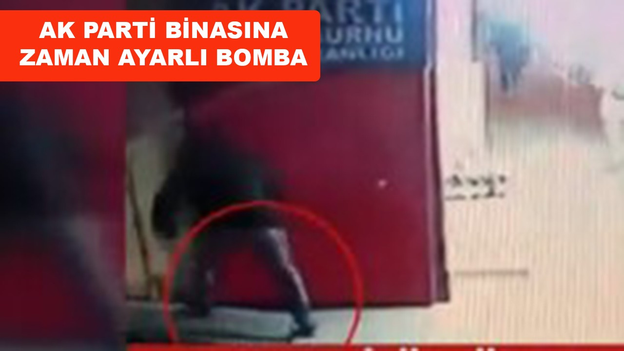 AK Parti binası önündeki paket bomba çıktı