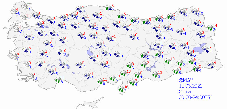 Kar yağacak mı İstanbul'a kar ne zaman yağacak, haritalı hava durumu?