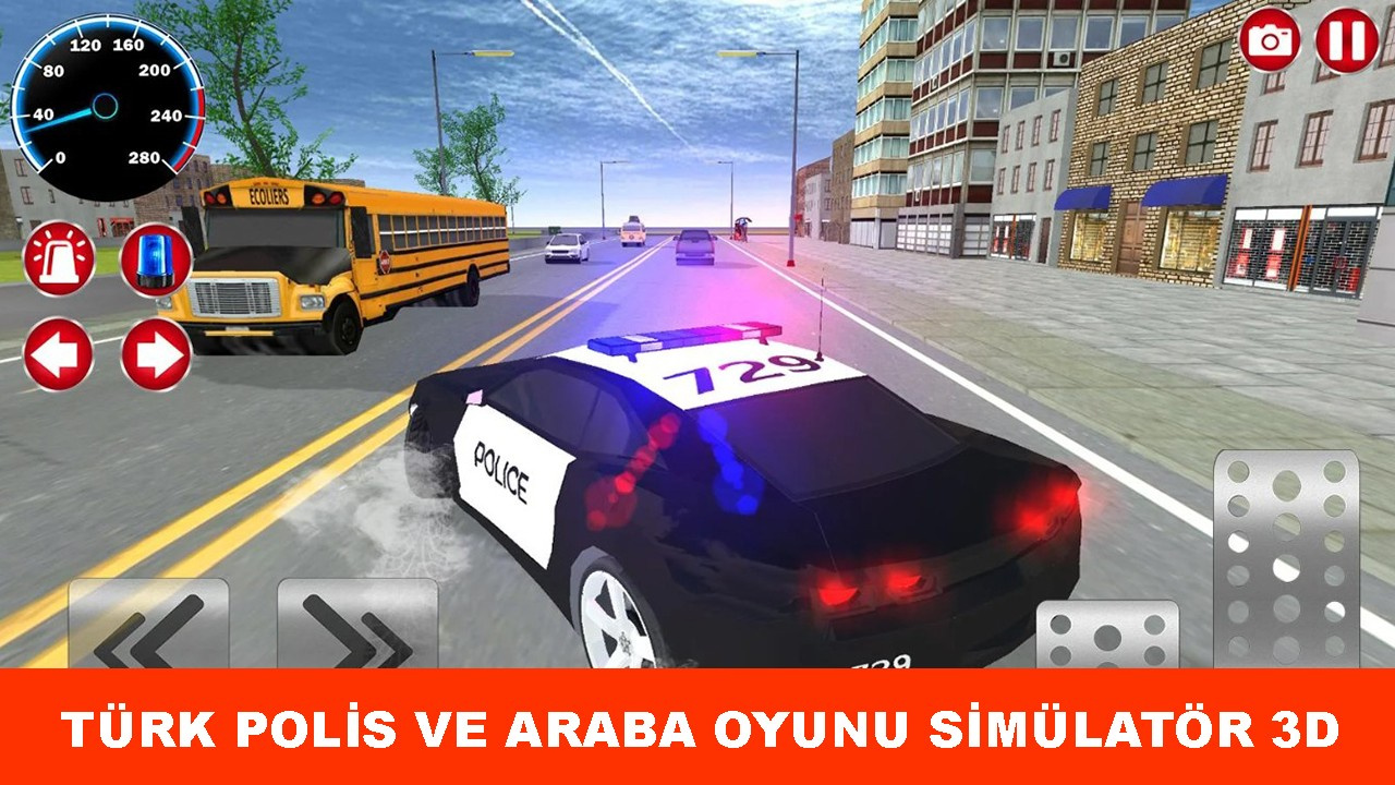 Türk Polis ve Araba Oyunu Simülatörü 3D indir