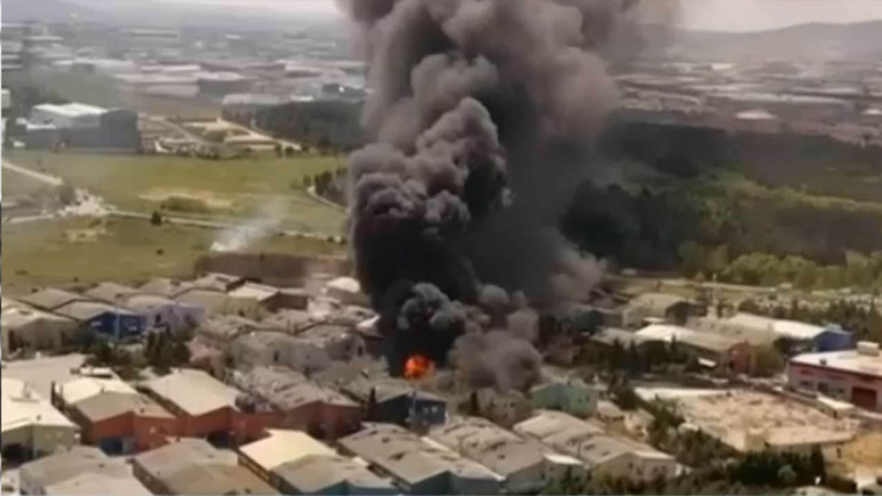 İstanbul son dakika: Tuzla'da fabrika yangını