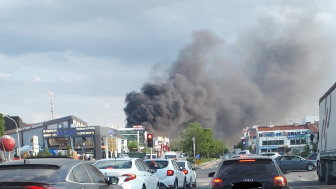 Ankara son dakika yangın haberi... OSTİM'de yangın