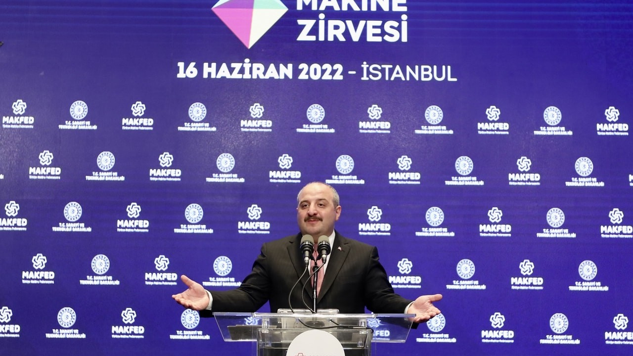 Bakan Varank “Makine Zirvesi 2022”de konuştu