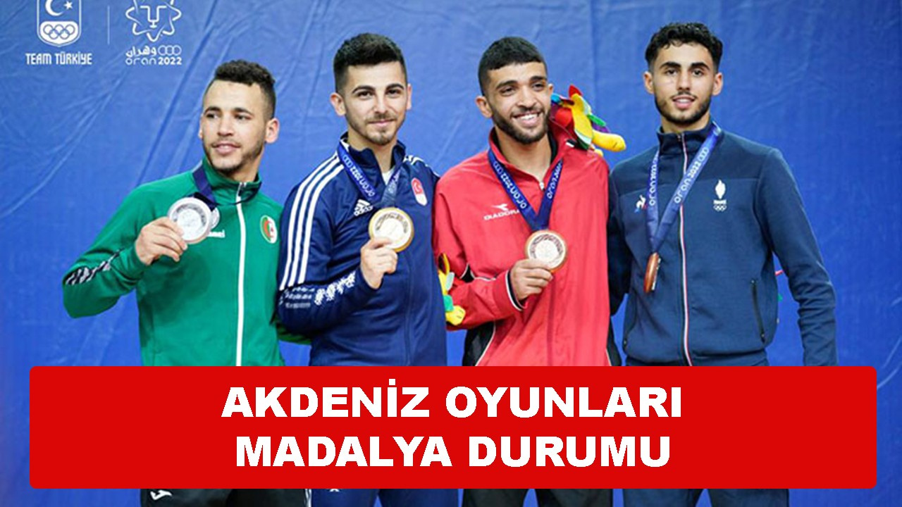 Türkiye, Akdeniz Oyunları'nda 108 madalya topladı