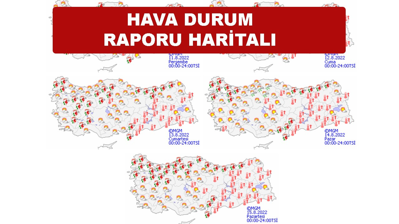 İstanbul'un batısı için sağanak yağış uyarısı