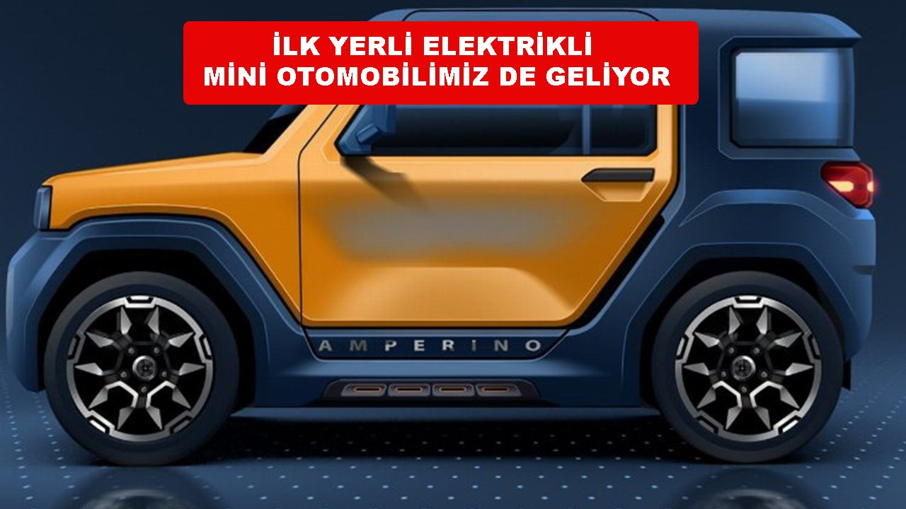 Yüzde 100 yerli mini elektrikli araba Amperino Bursa'da üretilecek