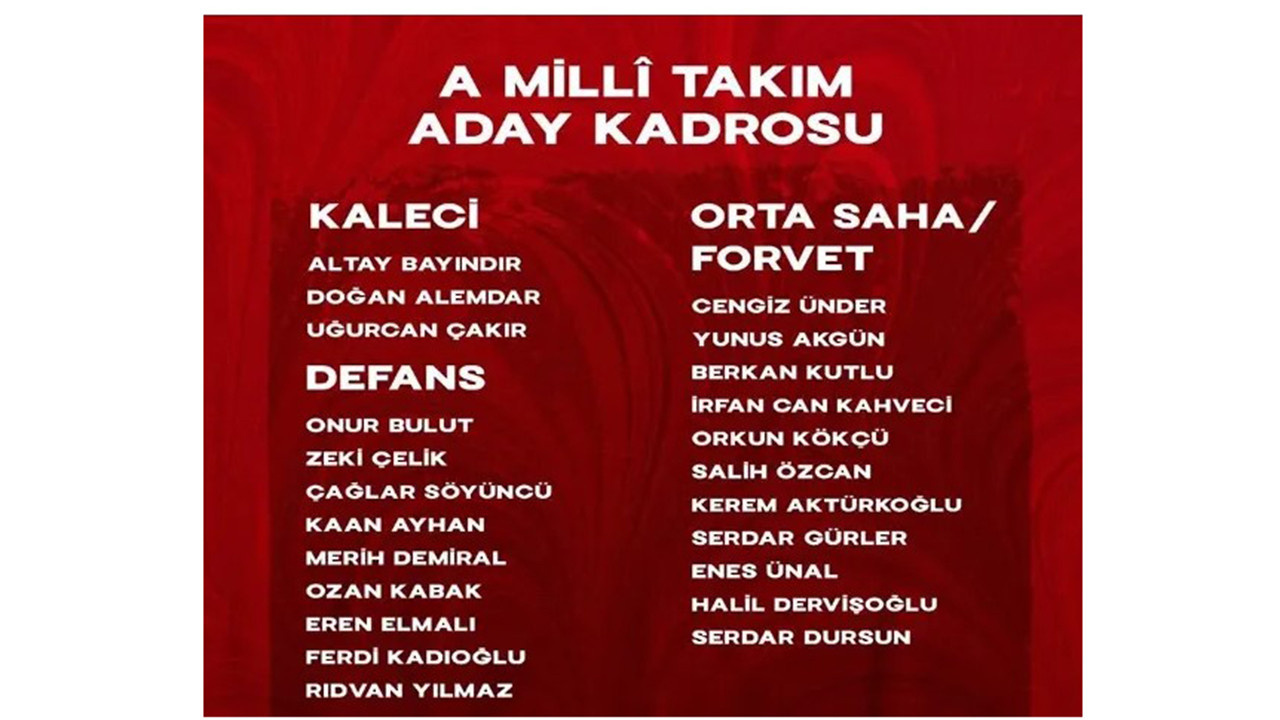 Merih Demiral neden kadroda yok?