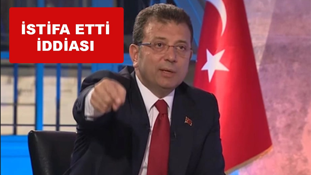 Ekrem İmamoğlu istifa etti iddiası (KULİS HABER)
