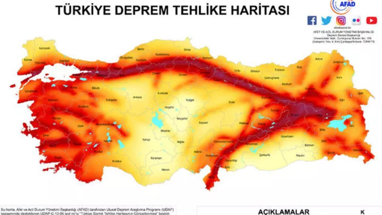 Evimin altından fay hattı geçiyor mu, nasıl öğrenebilirim, Türkiye deprem haritası 2022 AFAD deprem fay hattı e-Devlet sorgulama?