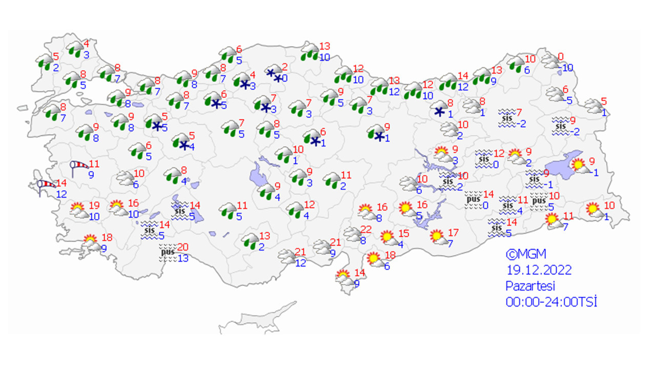 Soğuk havalar geliyor, Ankara eksiyi görecek
