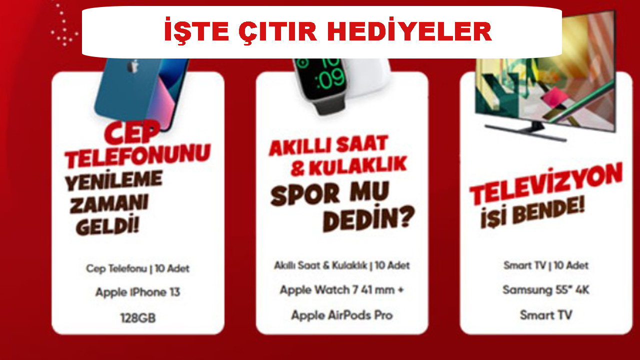 çıtır hediyeler çekilişi ne zaman