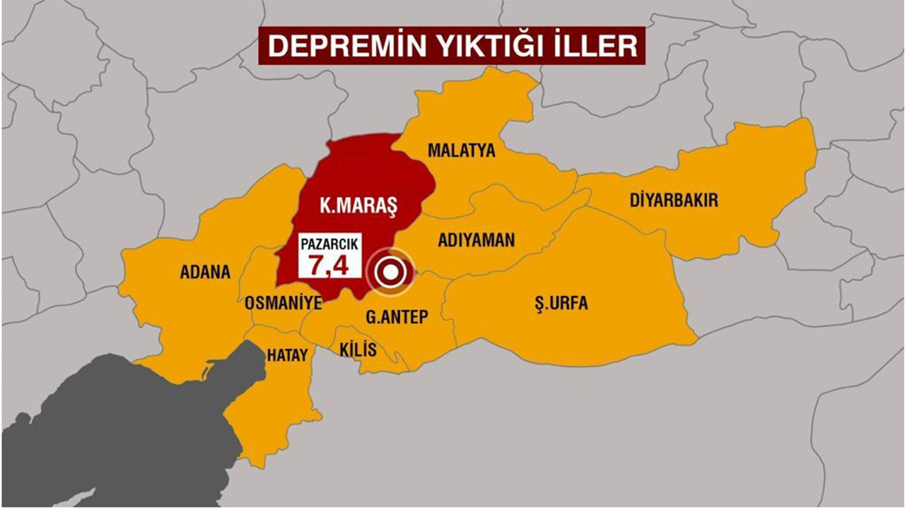 Son Dakika: Aynı anda 10 ilde 7.4 depremle sarsıldı