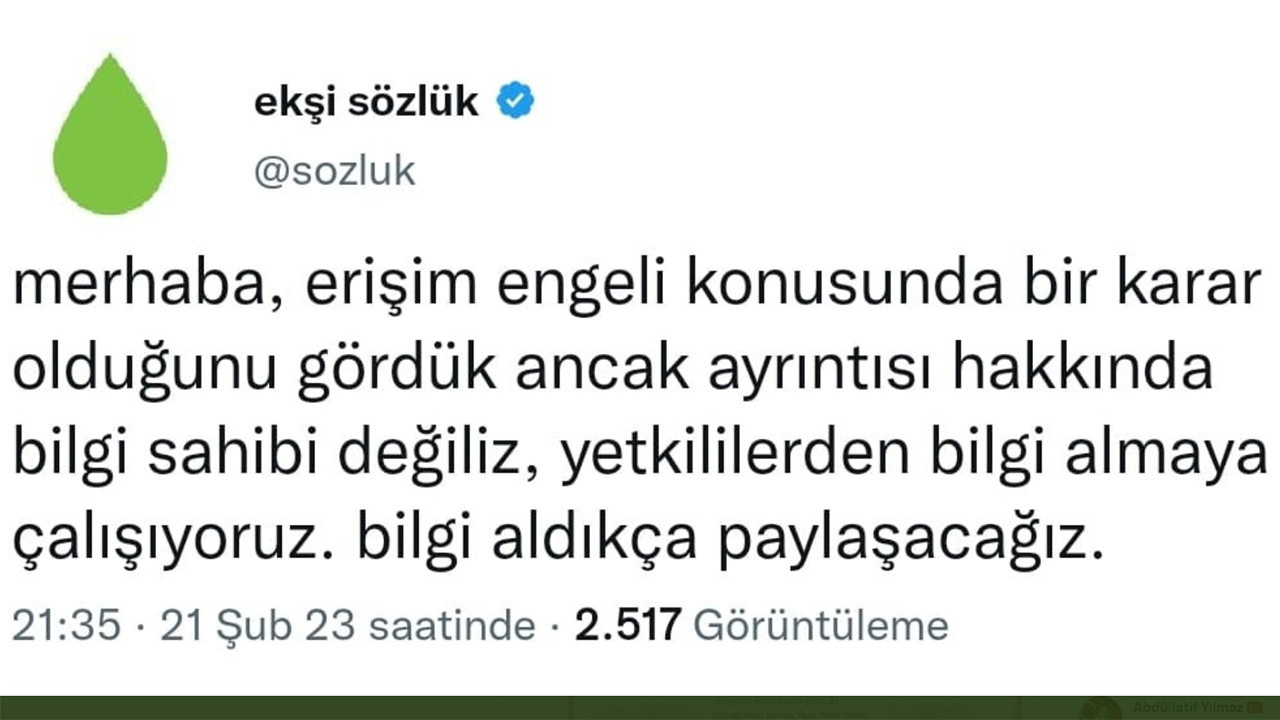 Ekşi Sözlük neden açılmıyor Ekşi Sözlük kapandı mı Neden kapatıldı