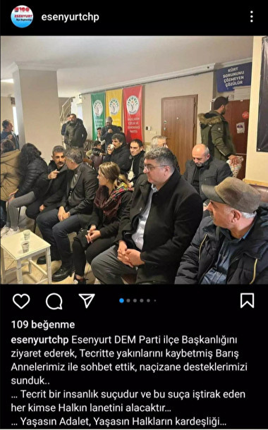 CHP Öcalan eylemine destek