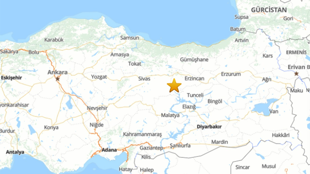 Erzincan'daki heyelan öncesinde deprem olmuş
