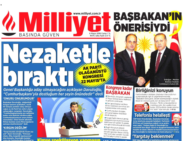 Davutoğlu'nun vefalı vedası manşetlerde - Sayfa 2