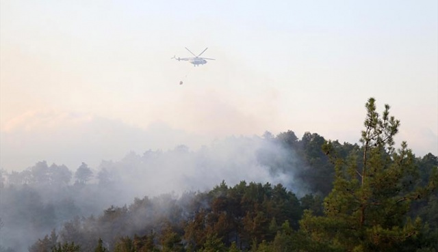 Bolu'daki orman yangını söndürülemiyor - Sayfa 1