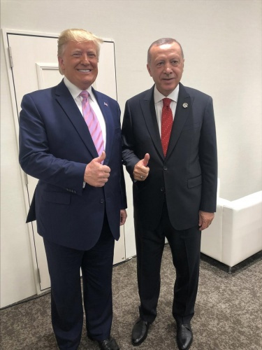 Erdoğan ve Trump'dan samimi pozlar - Sayfa 1