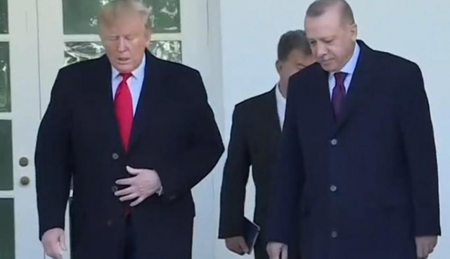 Erdoğan ve Trump görüşmesinden ilk kareler - Sayfa 1