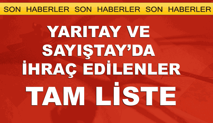 Yargıtay ve Sayıştay'da ihraç edilenler TAM LİSTE - Sayfa 7