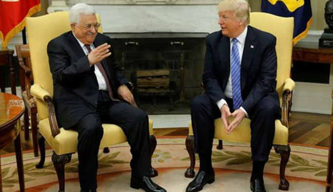 Abbas, Trump'a "İsrail işgali bitmeli" dedi